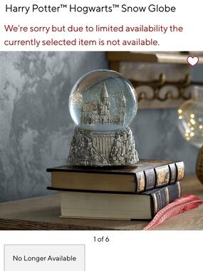 Limited Edition Harry Potter Potter Hogwarts Musical Snow Globe